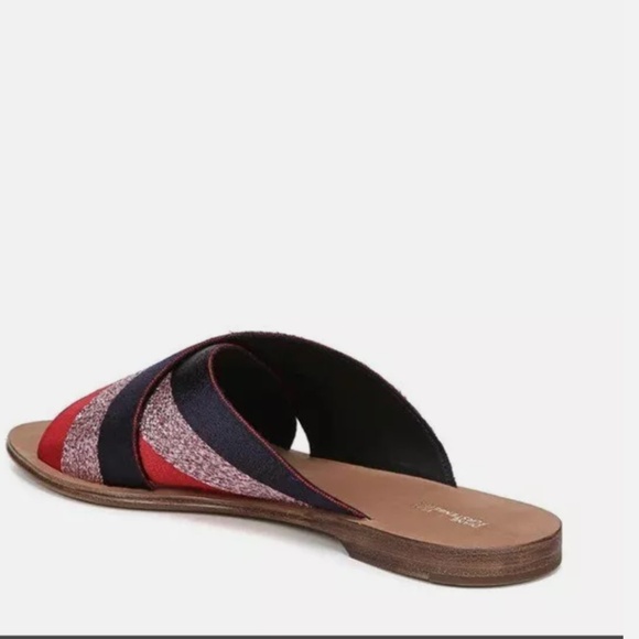 DIANE VON FURSTENBERG Bailie Sandal - Size 8 - Red Blue Pink with Dust Bag - Picture 3 of 7